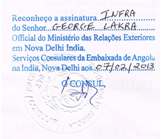 Agreement Attestation for Angola in Durgapur, Agreement Legalization for Angola , Birth Certificate Attestation for Angola in Durgapur, Birth Certificate legalization for Angola in Durgapur, Board of Resolution Attestation for Angola in Durgapur, certificate Attestation agent for Angola in Durgapur, Certificate of Origin Attestation for Angola in Durgapur, Certificate of Origin Legalization for Angola in Durgapur, Commercial Document Attestation for Angola in Durgapur, Commercial Document Legalization for Angola in Durgapur, Degree certificate Attestation for Angola in Durgapur, Degree Certificate legalization for Angola in Durgapur, Birth certificate Attestation for Angola , Diploma Certificate Attestation for Angola in Durgapur, Engineering Certificate Attestation for Angola , Experience Certificate Attestation for Angola in Durgapur, Export documents Attestation for Angola in Durgapur, Export documents Legalization for Angola in Durgapur, Free Sale Certificate Attestation for Angola in Durgapur, GMP Certificate Attestation for Angola in Durgapur, HSC Certificate Attestation for Angola in Durgapur, Invoice Attestation for Angola in Durgapur, Invoice Legalization for Angola in Durgapur, marriage certificate Attestation for Angola , Marriage Certificate Attestation for Angola in Durgapur, Durgapur issued Marriage Certificate legalization for Angola , Medical Certificate Attestation for Angola , NOC Affidavit Attestation for Angola in Durgapur, Packing List Attestation for Angola in Durgapur, Packing List Legalization for Angola in Durgapur, PCC Attestation for Angola in Durgapur, POA Attestation for Angola in Durgapur, Police Clearance Certificate Attestation for Angola in Durgapur, Power of Attorney Attestation for Angola in Durgapur, Registration Certificate Attestation for Angola in Durgapur, SSC certificate Attestation for Angola in Durgapur, Transfer Certificate Attestation for Angola