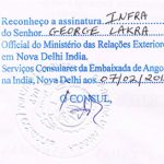 Agreement Attestation for Angola in Haldia, Agreement Legalization for Angola , Birth Certificate Attestation for Angola in Haldia, Birth Certificate legalization for Angola in Haldia, Board of Resolution Attestation for Angola in Haldia, certificate Attestation agent for Angola in Haldia, Certificate of Origin Attestation for Angola in Haldia, Certificate of Origin Legalization for Angola in Haldia, Commercial Document Attestation for Angola in Haldia, Commercial Document Legalization for Angola in Haldia, Degree certificate Attestation for Angola in Haldia, Degree Certificate legalization for Angola in Haldia, Birth certificate Attestation for Angola , Diploma Certificate Attestation for Angola in Haldia, Engineering Certificate Attestation for Angola , Experience Certificate Attestation for Angola in Haldia, Export documents Attestation for Angola in Haldia, Export documents Legalization for Angola in Haldia, Free Sale Certificate Attestation for Angola in Haldia, GMP Certificate Attestation for Angola in Haldia, HSC Certificate Attestation for Angola in Haldia, Invoice Attestation for Angola in Haldia, Invoice Legalization for Angola in Haldia, marriage certificate Attestation for Angola , Marriage Certificate Attestation for Angola in Haldia, Haldia issued Marriage Certificate legalization for Angola , Medical Certificate Attestation for Angola , NOC Affidavit Attestation for Angola in Haldia, Packing List Attestation for Angola in Haldia, Packing List Legalization for Angola in Haldia, PCC Attestation for Angola in Haldia, POA Attestation for Angola in Haldia, Police Clearance Certificate Attestation for Angola in Haldia, Power of Attorney Attestation for Angola in Haldia, Registration Certificate Attestation for Angola in Haldia, SSC certificate Attestation for Angola in Haldia, Transfer Certificate Attestation for Angola